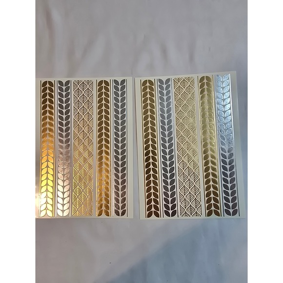 Raj Metallic Temporary Tattoos Gold Silver Body Art  Designs‎ - Picture 9 of 10